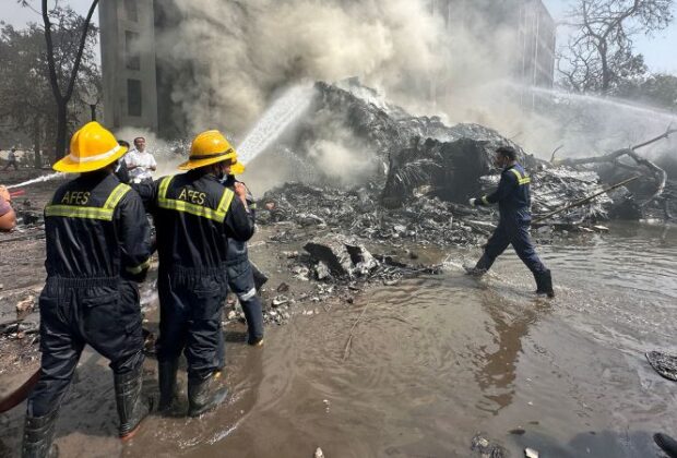 Photos: Passenger plane crashes in India