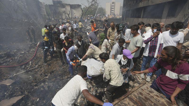 Live updates: Plane crashes in western Indian city of Ahmedabad