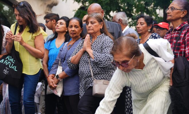 Vigil held outside Indian High Commission for victims of Air India crash