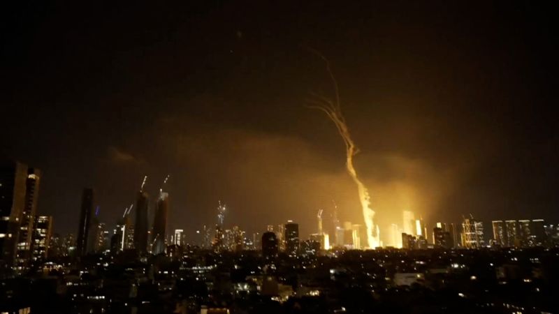 Iran launches ‘hundreds’ of missiles at Israel following attack