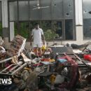 The terrifying moment when Air India plane crashed into a canteen